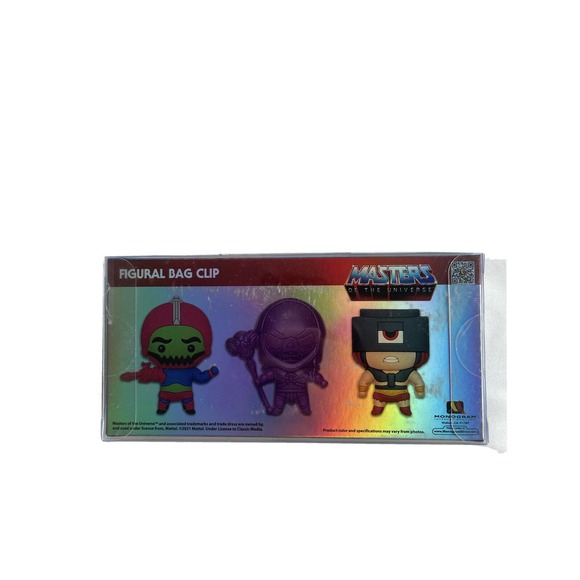 MASTERS OF THE UNIVERSE FIGURAL BAG CLIP THREE PACK Fast Shipping! - Picture 2 of 3